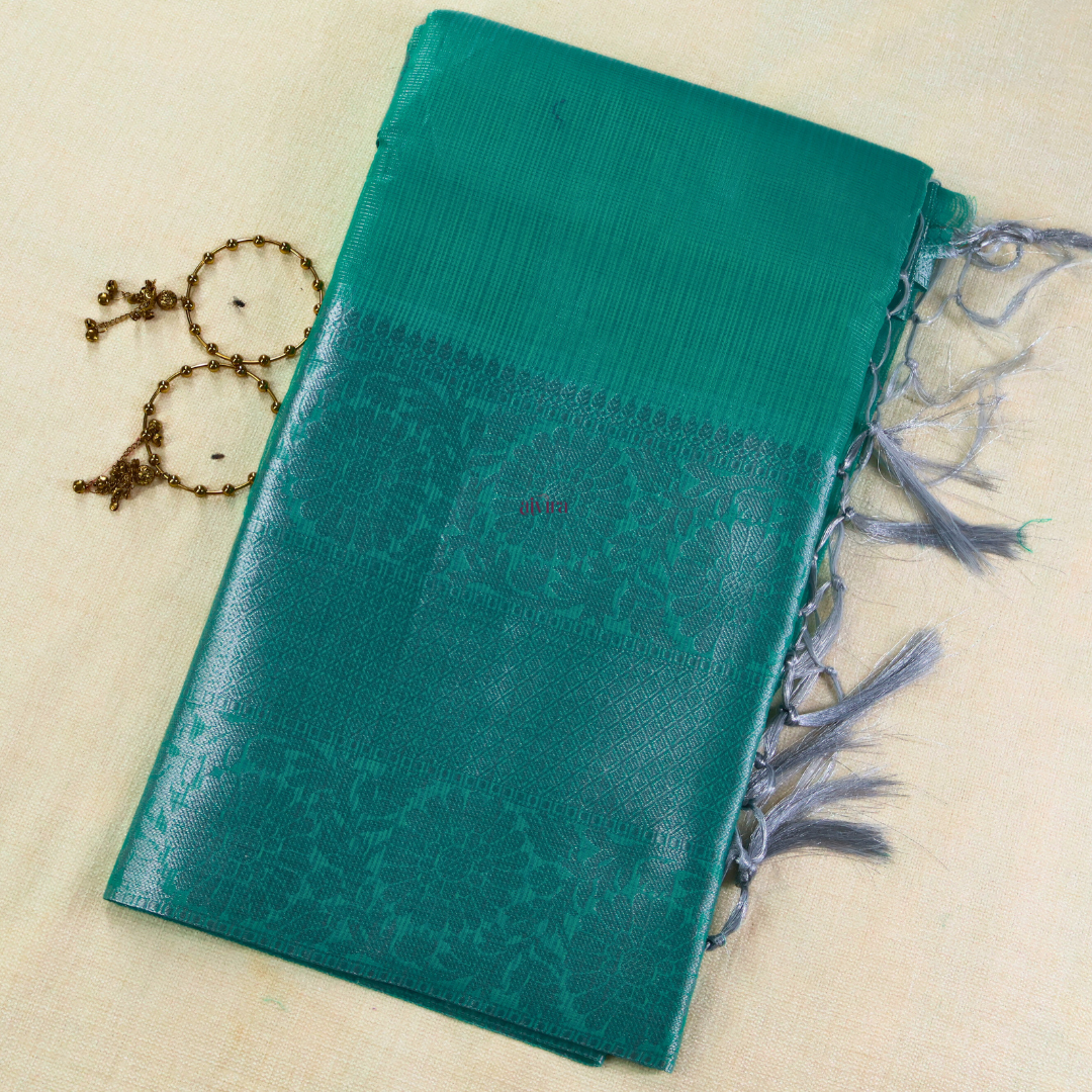 Elegant Tissue Banarasi Saree with Running Blouse TS106