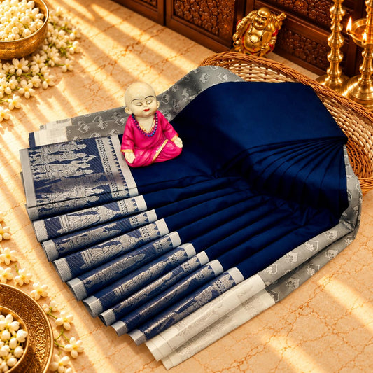 3D Embossed Karizma Silk Saree