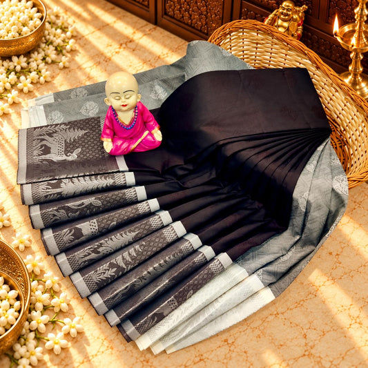 3D Embossed Karizma Silk Saree