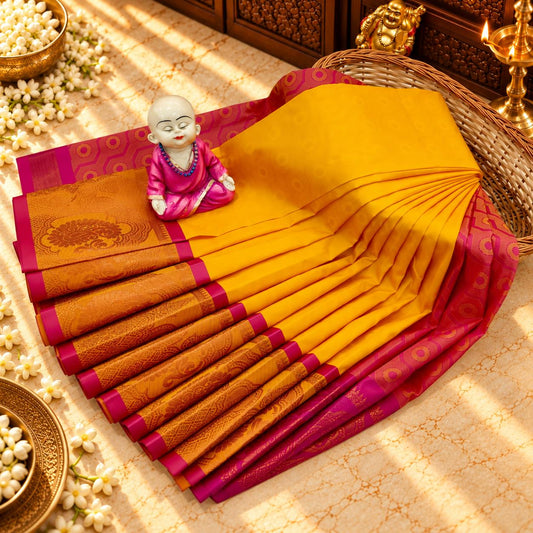 3D Embossed Karizma Silk Saree