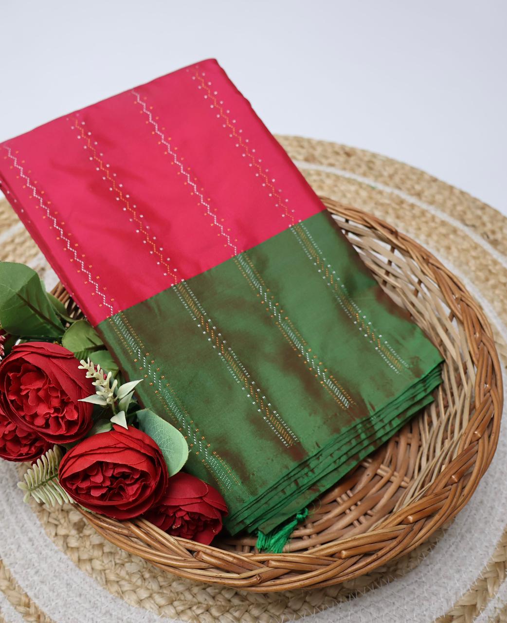 Premium Arani Soft Silk Saree with Elegant Traditional Weaving