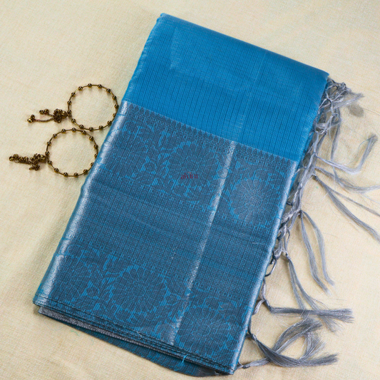 Elegant Tissue Banarasi Saree with Running Blouse TS107