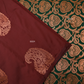 Rich Maroon Soft Silk Saree with Green Pallu ES24