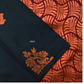 Black Soft Silk Saree with Copper-Red Pallu ES29