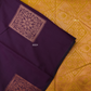 Deep Purple Soft Silk Saree with Golden Yellow Pallu ES31