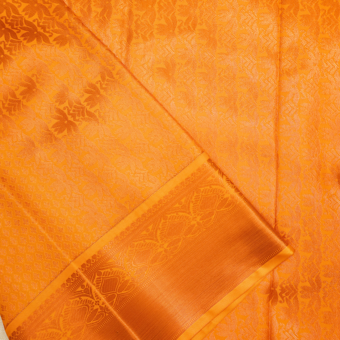 Yellow Bridal Silk Saree with Golden Zari Border BS009