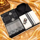 Dhoti Shirt & Saree Combo