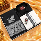 Dhoti Shirt & Saree Combo