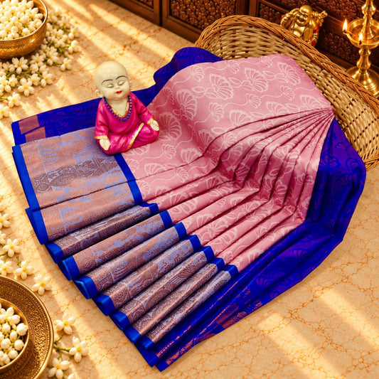 3D Embossed Karizma Silk Saree
