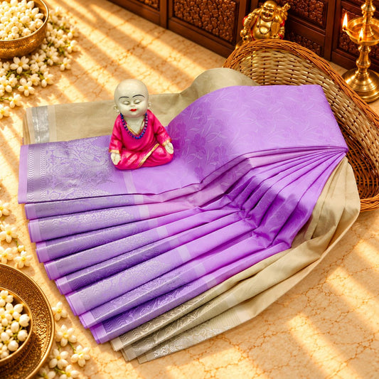 3D Embossed Karizma Silk Saree
