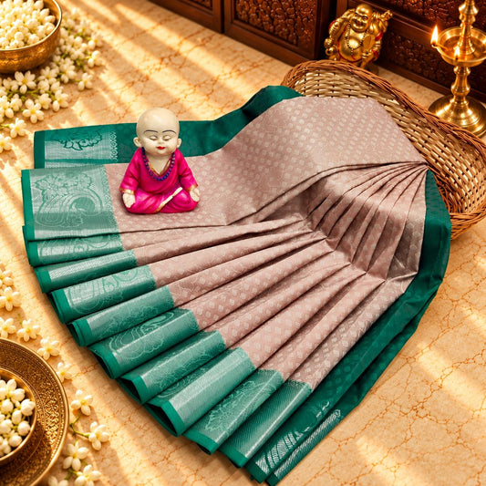 3D Embossed Karizma Silk Saree