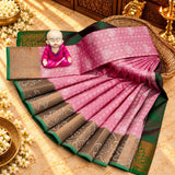 3D Embossed Karizma Silk Saree
