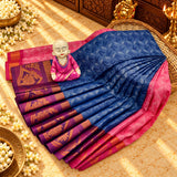3D Embossed Karizma Silk Saree
