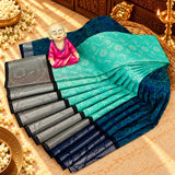 3D Embossed Karizma Silk Saree