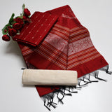 Premium Multicolor Raw Silk Salwar Suite- 3Pcs Set