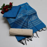 Premium Multicolor Raw Silk Salwar Suite- 3Pcs Set
