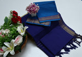 Unstitched Mangalagiri Cotton 3-Piece Set