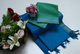 Unstitched Mangalagiri Cotton 3-Piece Set