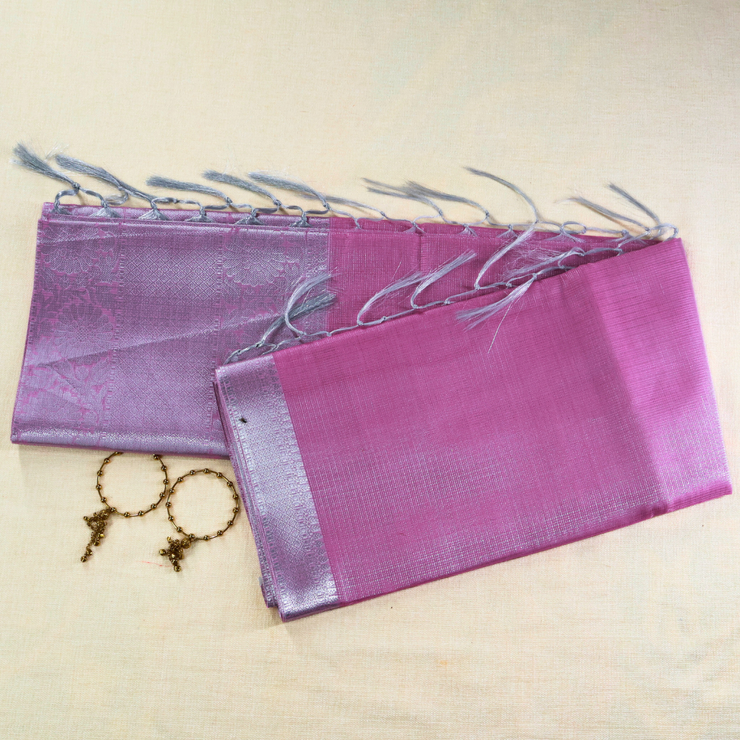 Elegant Tissue Banarasi Saree with Running Blouse TS110